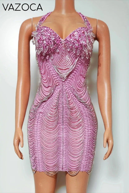 Suzann Luxury Diamond Dress dress F