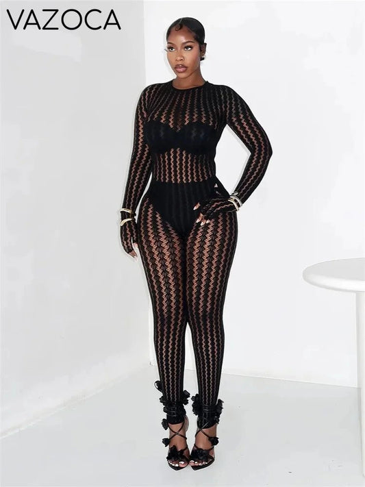 Hottie Mesh Jumpsuit