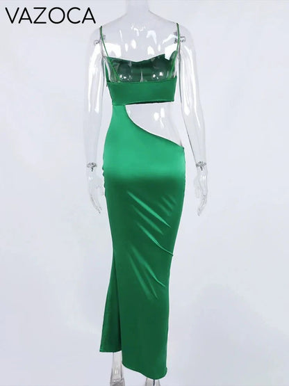 Jodie Elegant Bodycon Satin Dress