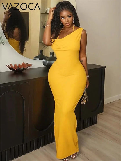 Josephine Ruched Elegant Maxi Dress