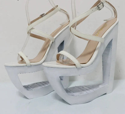 Stunt Queen Wedge High Heels