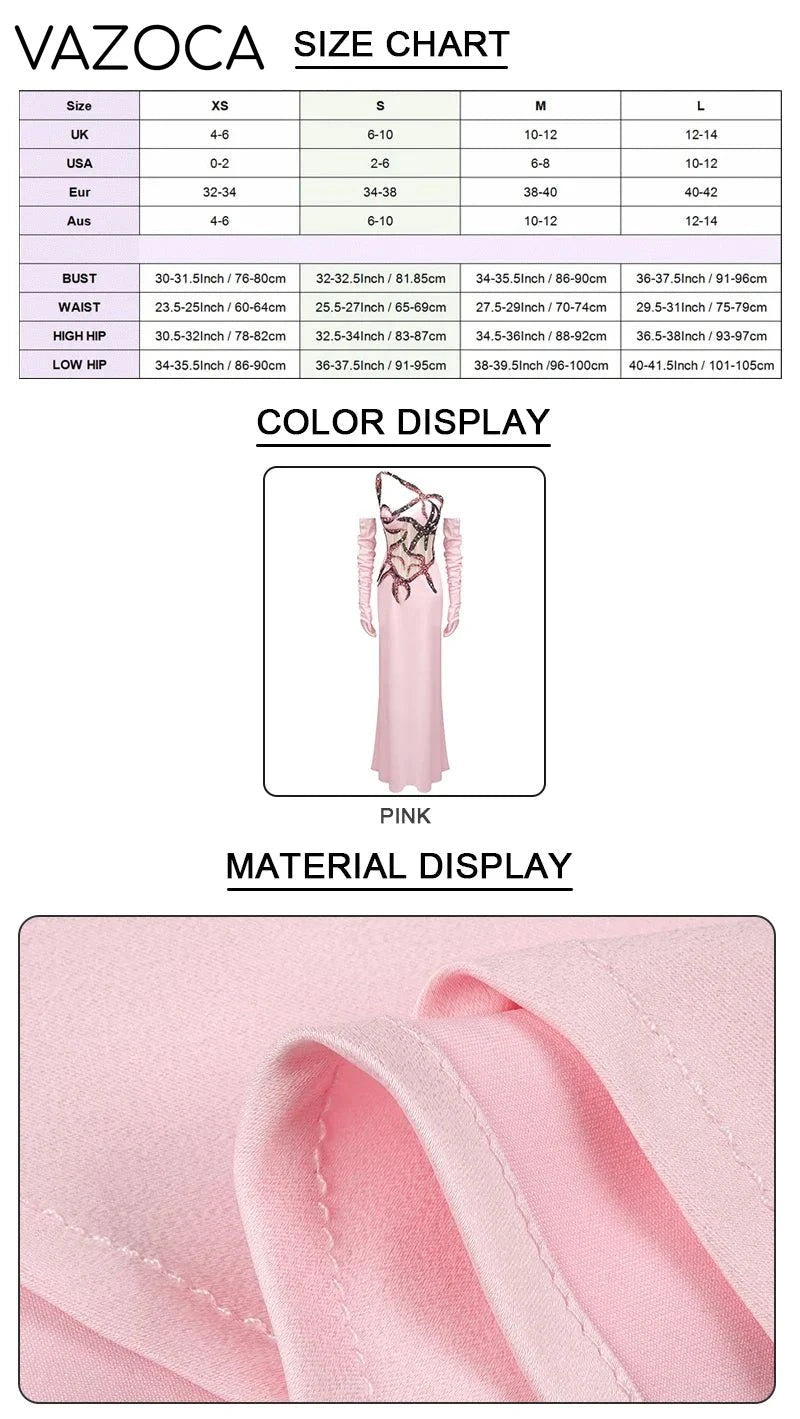 Sequins Diagonal Collar Cocktail Dress
