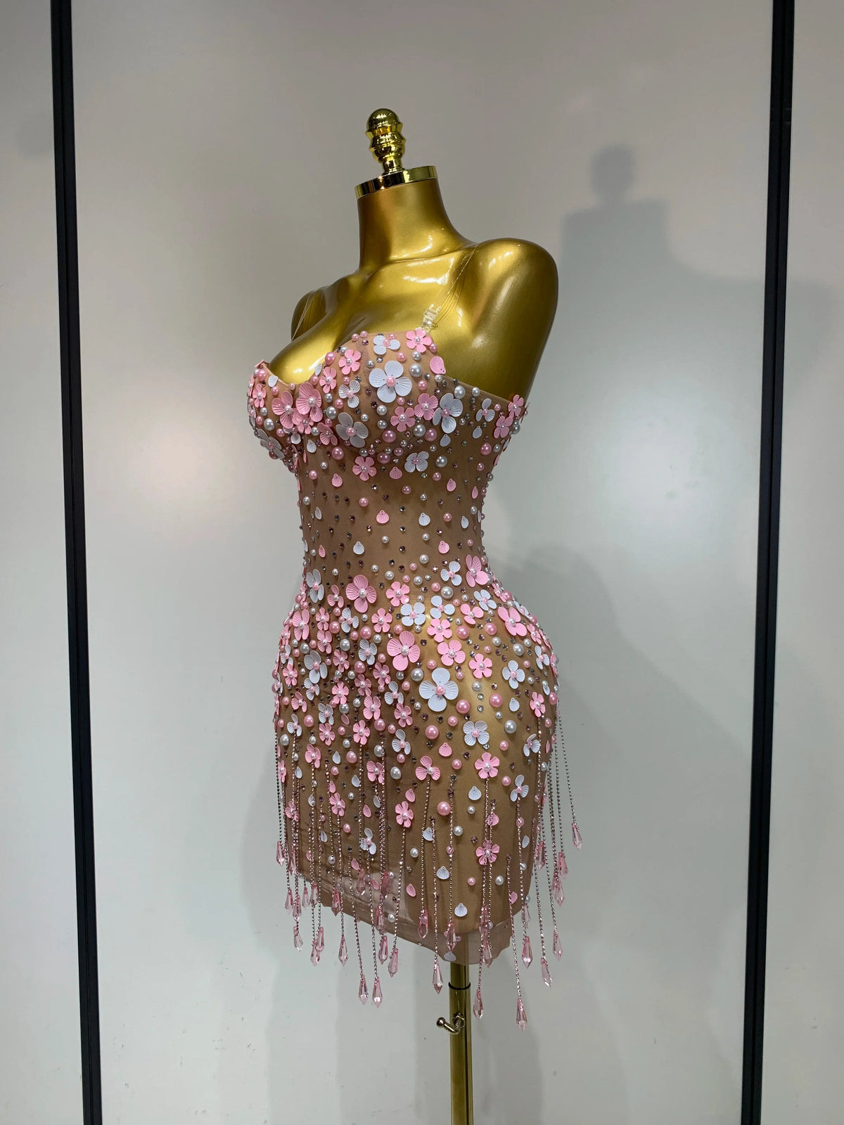 Shawnie Mesh Mini Dress