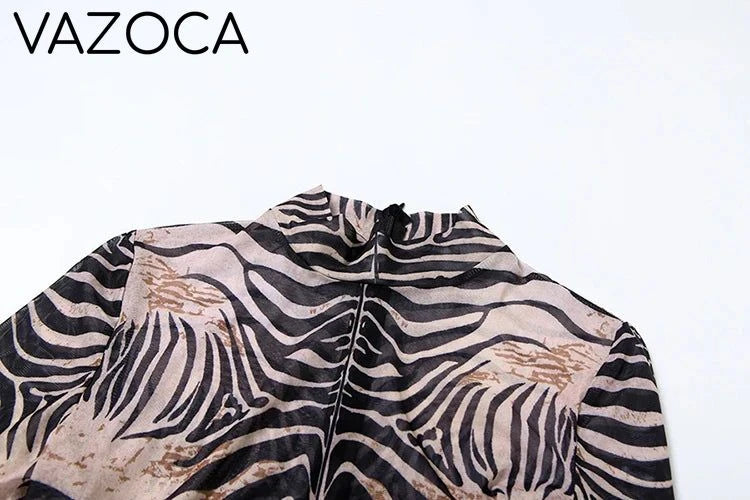 She's A Beast Zebra Jumpsuit