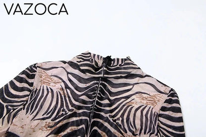 She's A Beast Zebra Jumpsuit