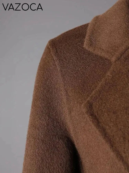 Brown Belted Trench Coat