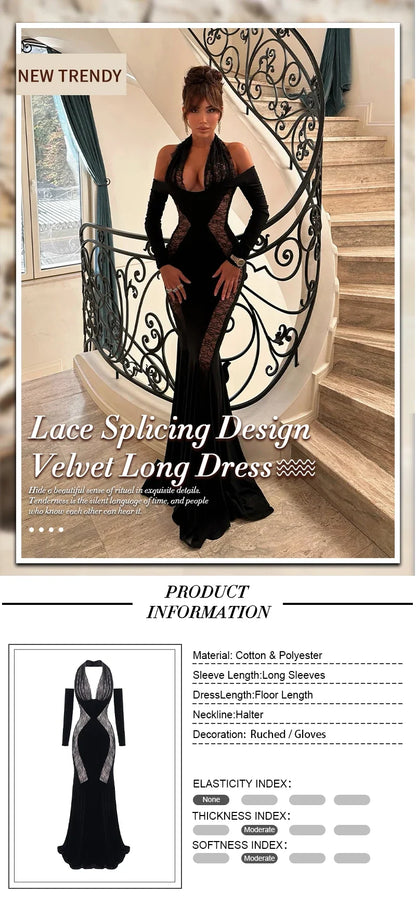 Marissa Mesh Maxi Dress