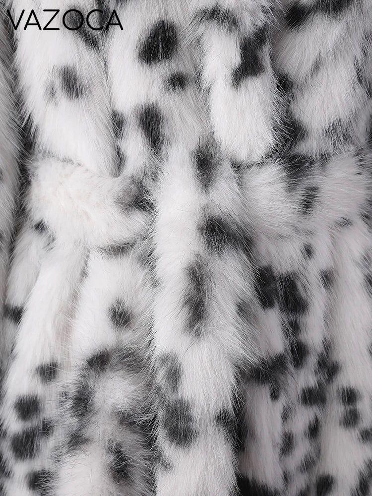 Opulent Fur Plush Coat
