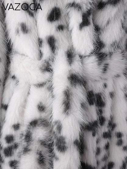 Opulent Fur Plush Coat