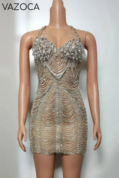 Suzann Luxury Diamond Dress dress I