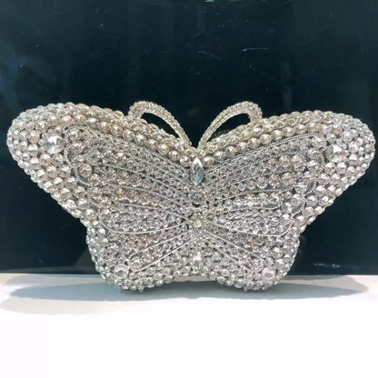 Luxury Butterfly Rhinestone Bag