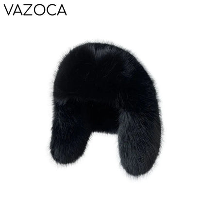 Plush Earflap Fur Hat