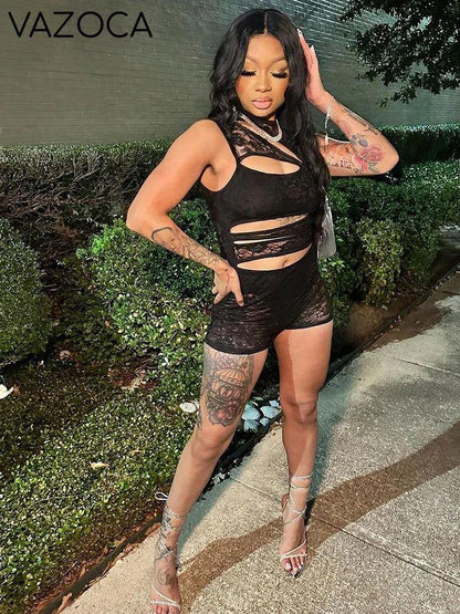 Gloria Mesh Romper