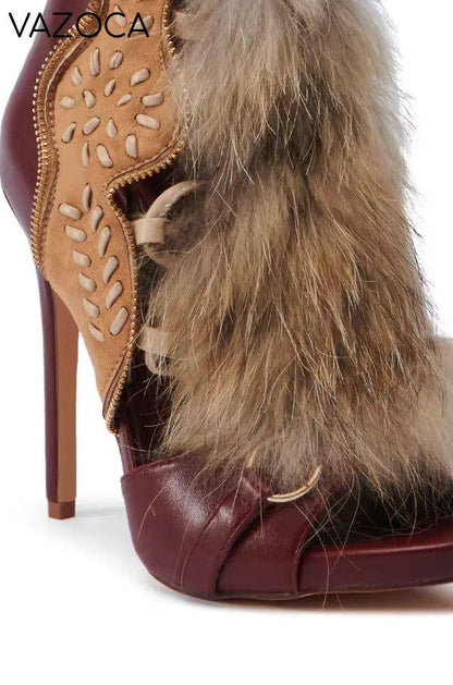 Vintage Fur Heels