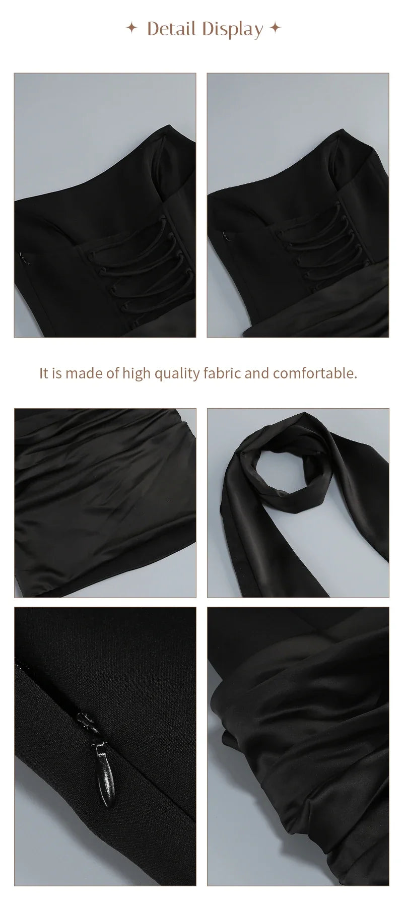 Sadie Satin Corset Mini Dress