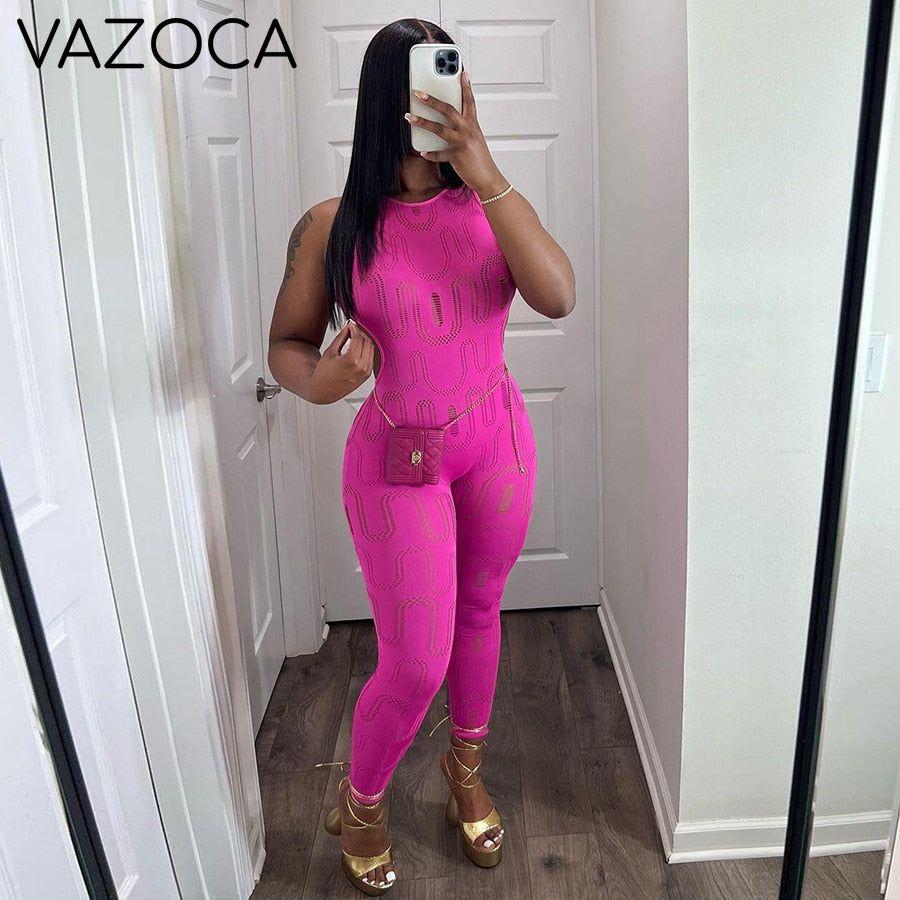 Hollow Out Backless Jumpsuit