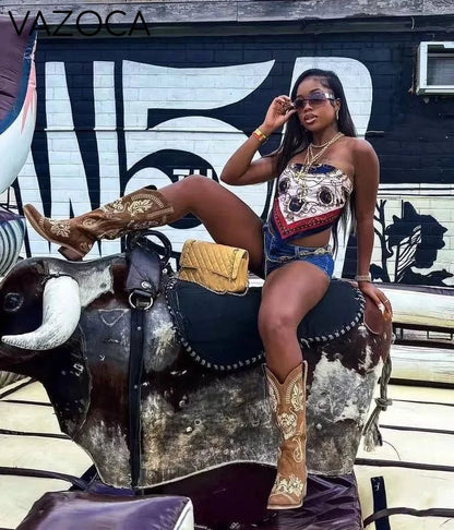 Aesthetic Satin Backless Vest