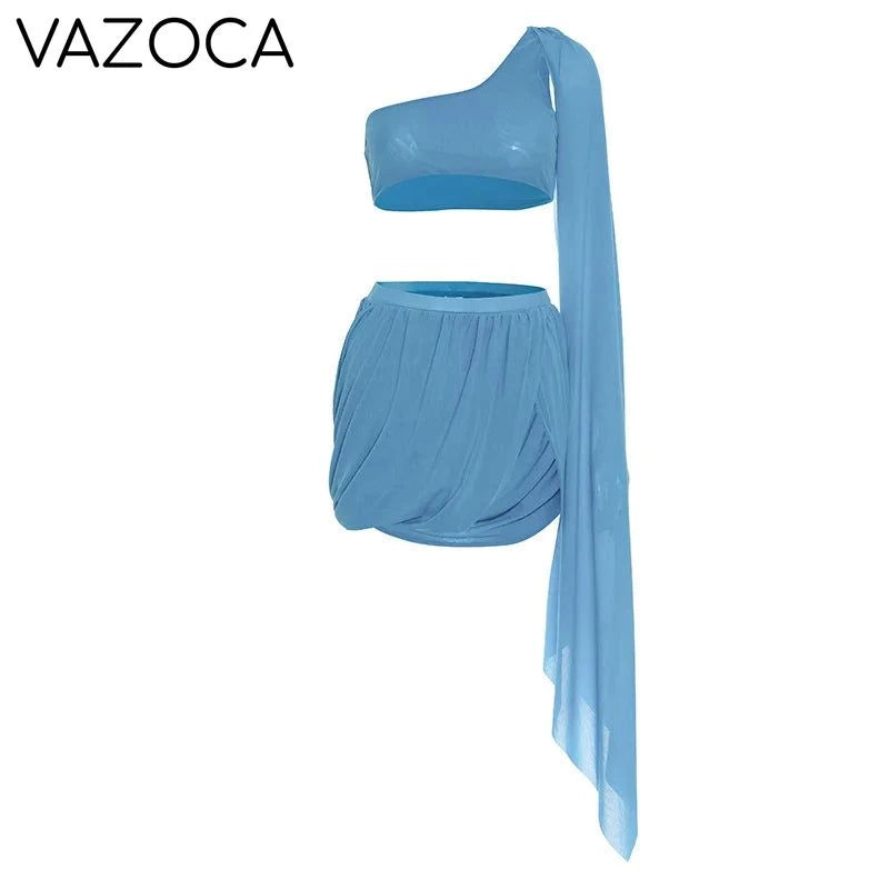 Lona Ruched Skirt Set