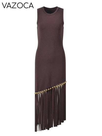Marline Tassel Midi Dress