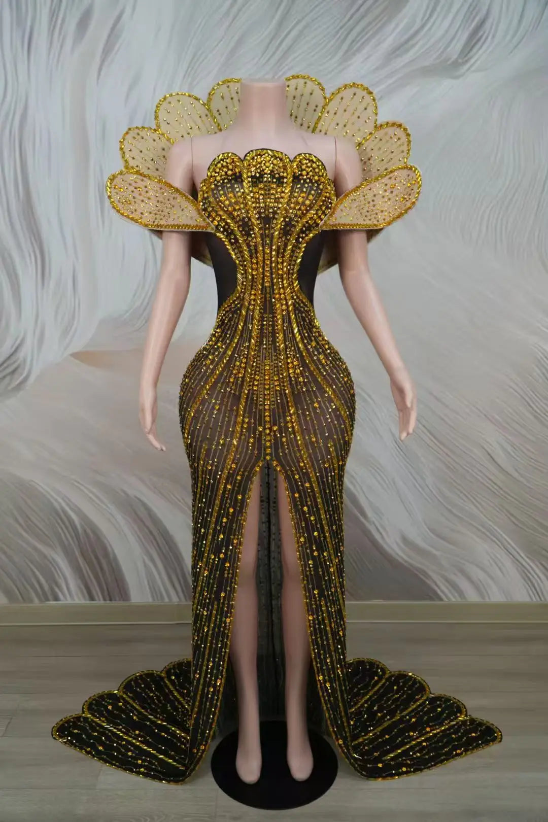 Empress Rhinestone Maxi Dress