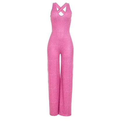 Cia Backless Wide Leg Jumpsuit