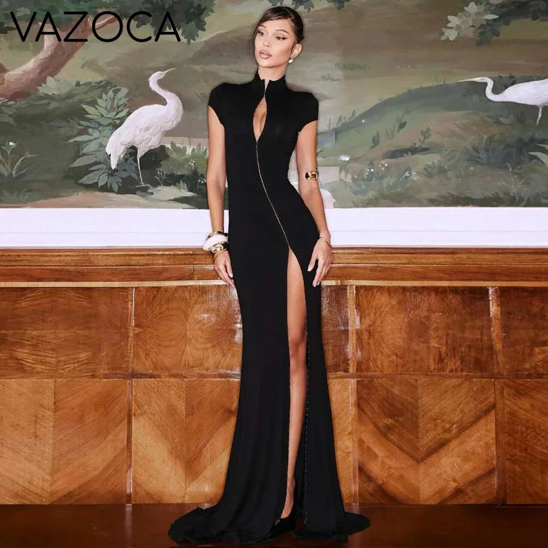 High Split Long Dress