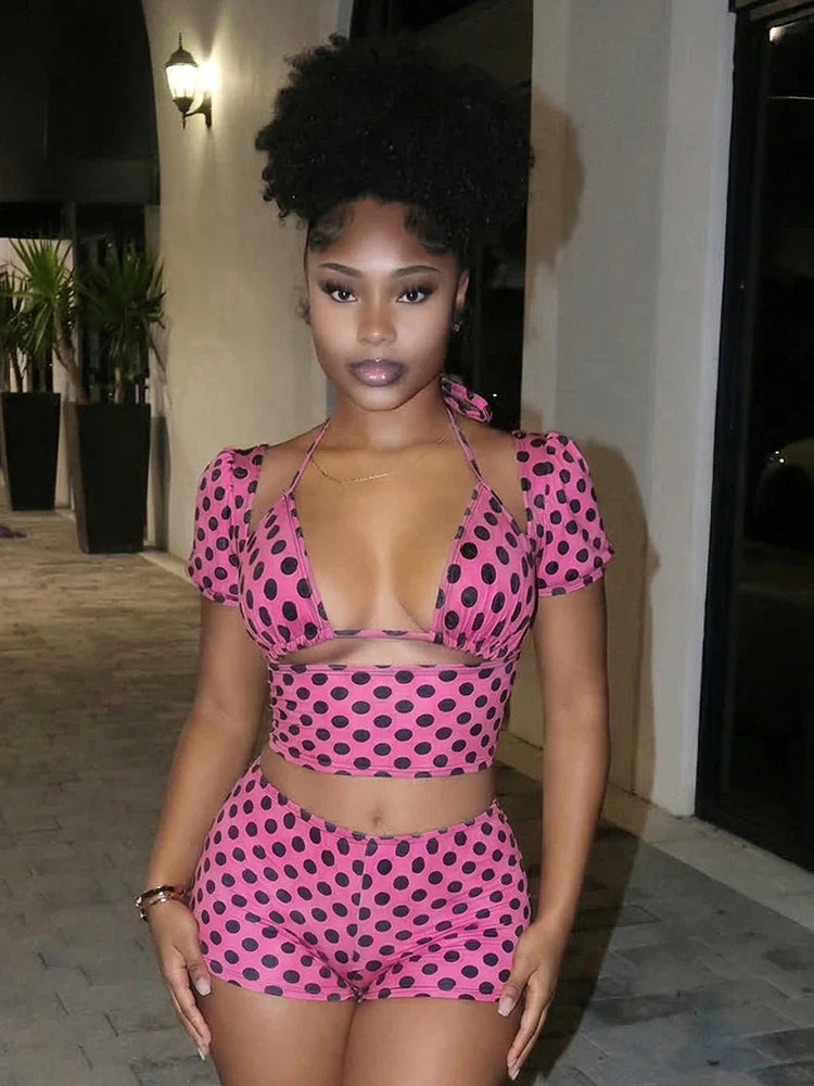 Polka Short Set
