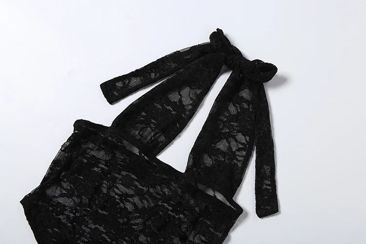 Kara Mesh Mid Skirt Set