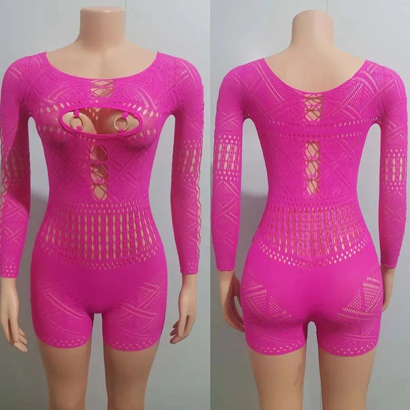 Manda Mesh Romper