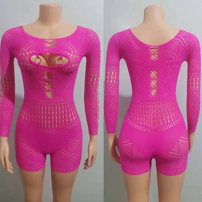 Manda Mesh Romper