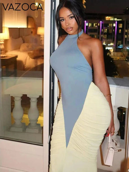 Priscilla Ruched Maxi Dress