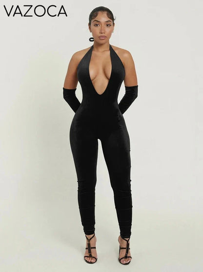 Shelli V-Neck Jumpsuit