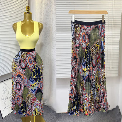 Kiana High Waist Skirt Set
