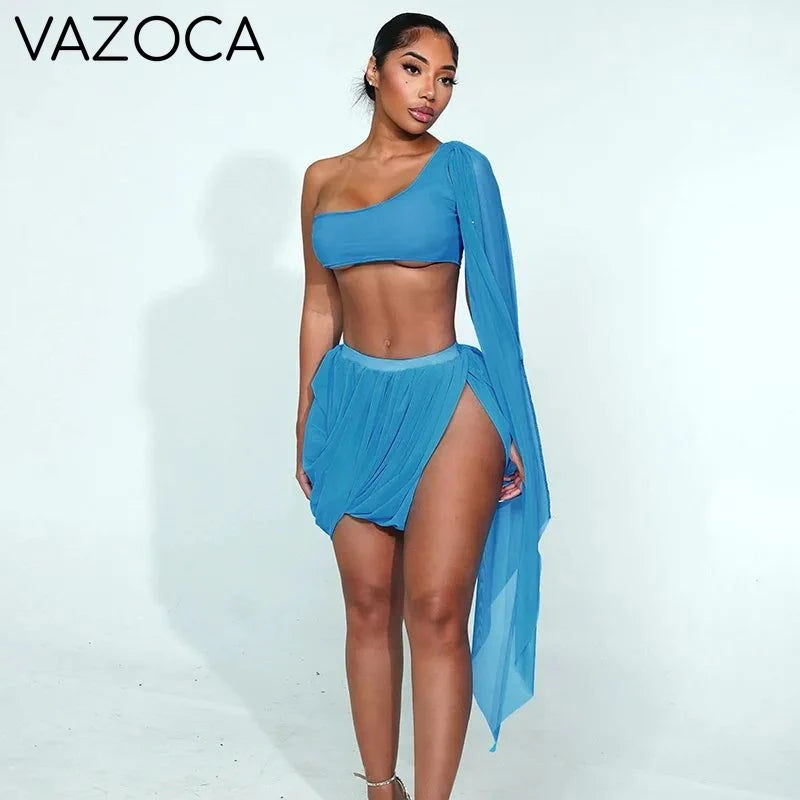 Lona Ruched Skirt Set