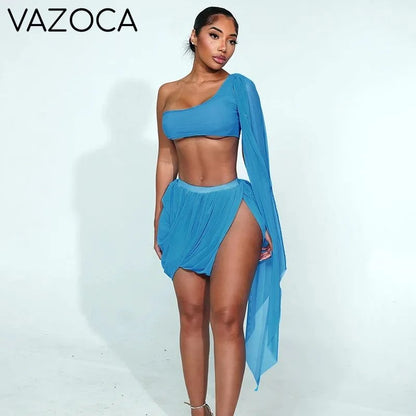 Lona Ruched Skirt Set