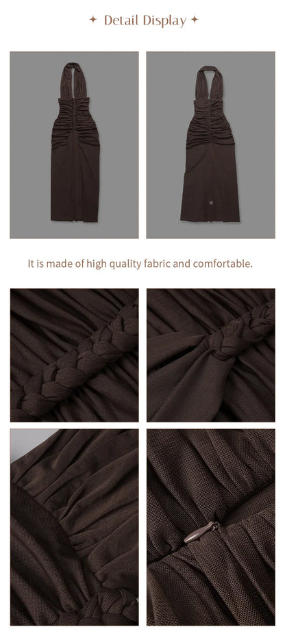 Maria Ruched Maxi Dress