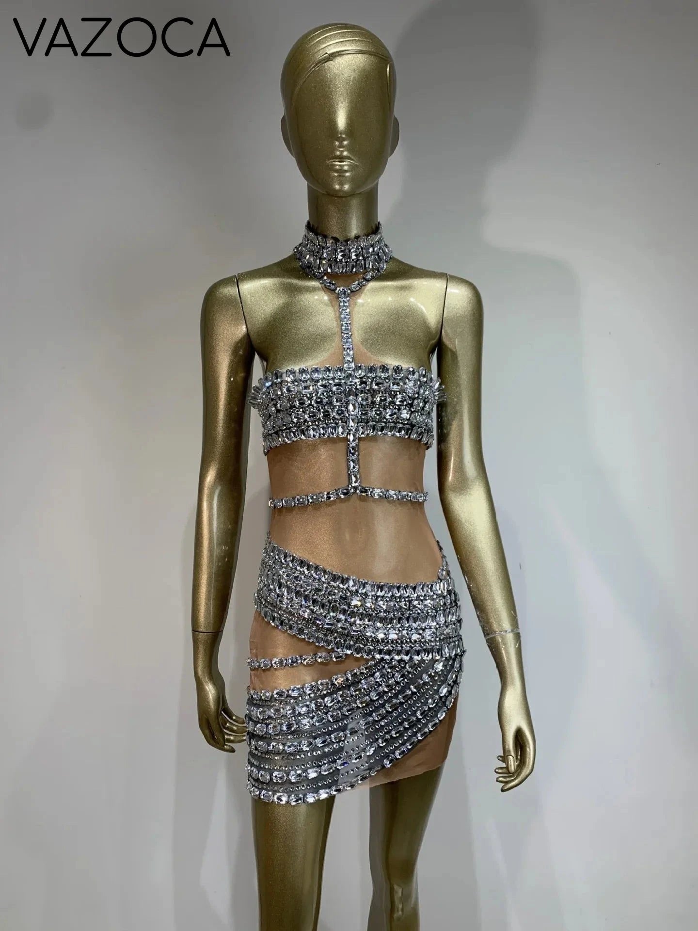 Alissa Mesh Mini Dress
