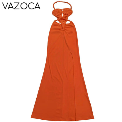Hemp Rope Ruched Knit Dress