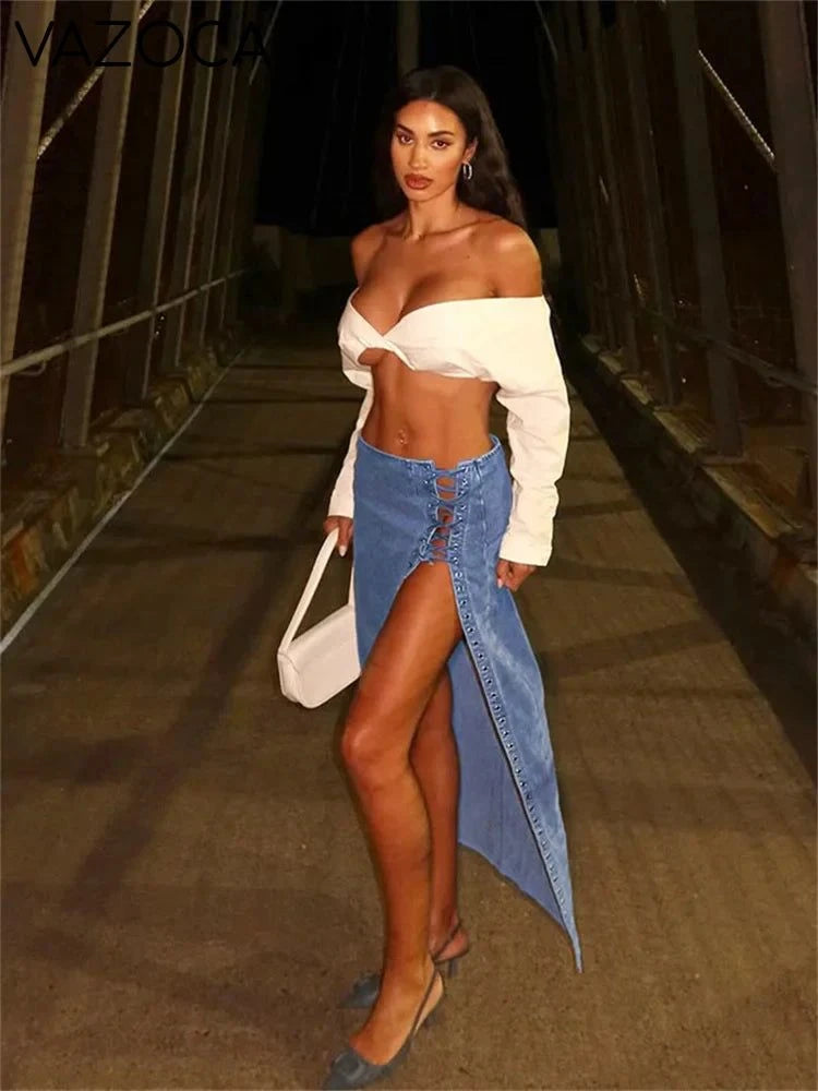Brenda Denim Skirt