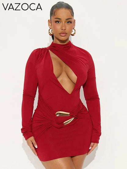 Anila Ruched Mini Dress