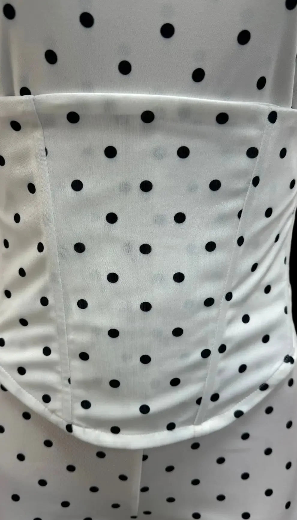 Polka Dot Corset Romper