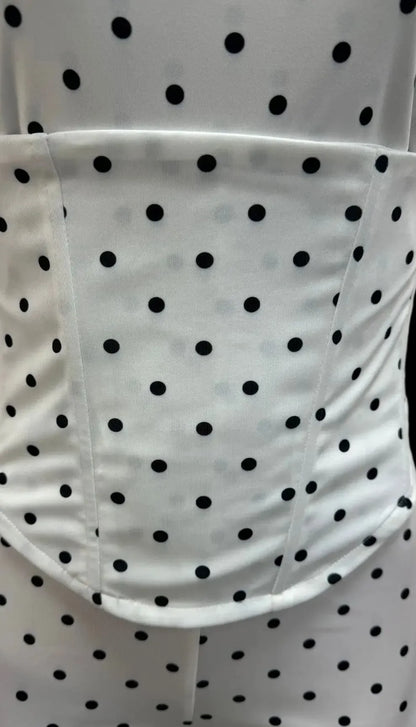 Polka Dot Corset Romper