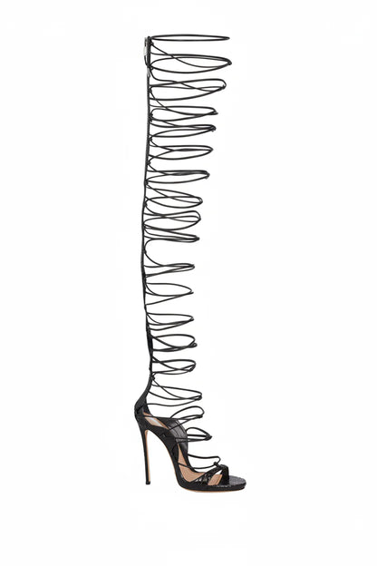 Runway Gladiator High Heels