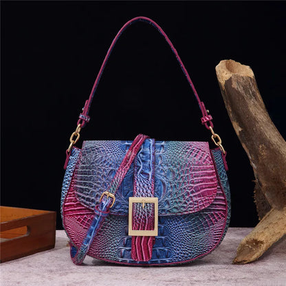 Reptile Pattern Crossbody Bag