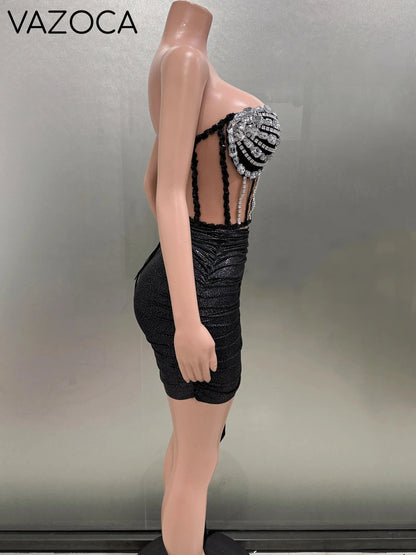 A Star Strapless Skirt Set