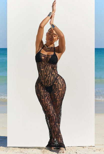 Bikini 3pcs Knitted Dress