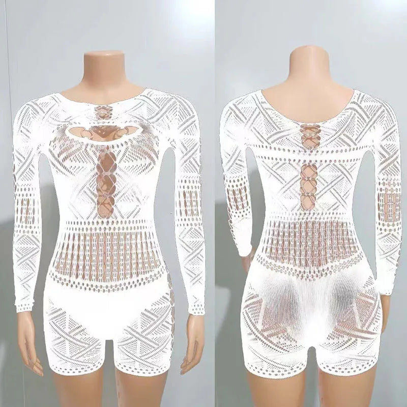 Manda Mesh Romper