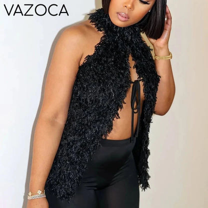 Midnight Fuzzy Velvet Set