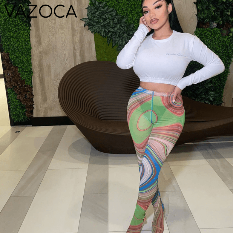 Skinny Hypnotise Mesh Leggings