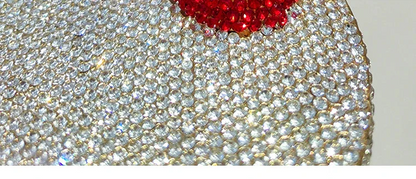 Cherry Goblet Rhinestone Clutch Bag